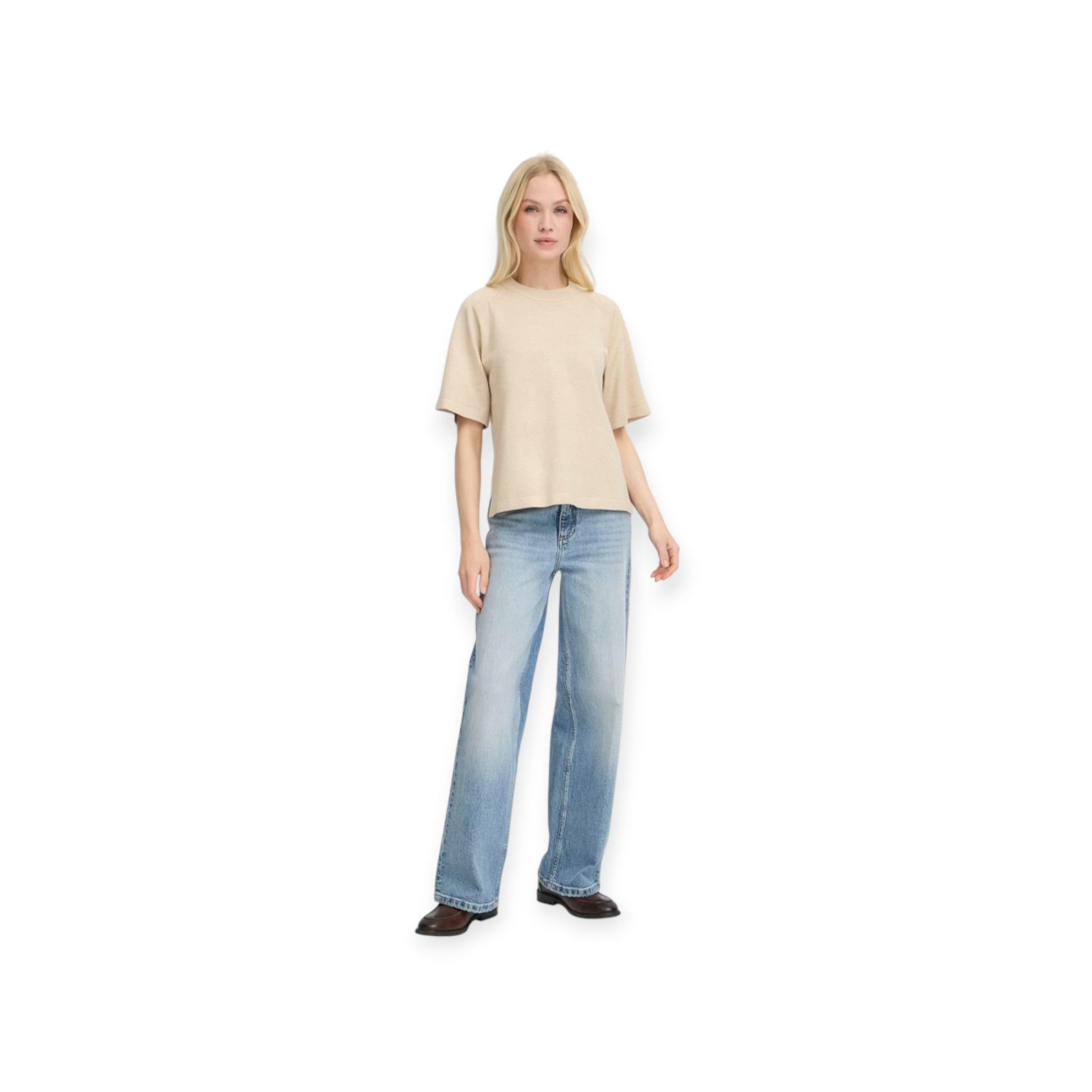 b.young BYMMORLA Pullover da donna 20818475 1411071 Oyster Melange