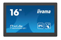 iiyama T1624MSC-B1 visualizzatore di messaggi Pannello piatto interattivo 39,6 cm (15.6") LCD 450 cd/m Full HD Nero Touch screen 24/7 [T1624MSC-B1]