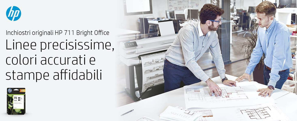 HP Cartuccia inchiostro nero DesignJet 711, 80 ml [CZ133A]