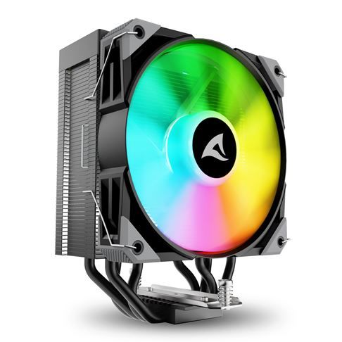 1X 120MM ARGB PWM FAN, DIRECT TOUCH, TDP 220W [A40RGBBLACKAIRCOOLER]