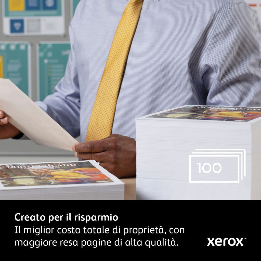Xerox Cartuccia toner Ciano a Capacità standard da 6000 Pagine per Multifunzione a colori  VersaLink C605, Stampante a colori  VersaLink C600 (106R03896) [106R03896]