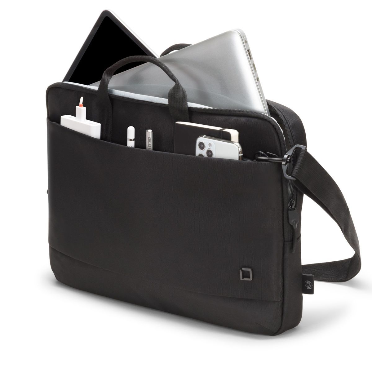 DICOTA Slim Eco MOTION 14 - 15.6" 39,6 cm (15.6") Valigetta ventiquattrore Nero [D31871-RPET]