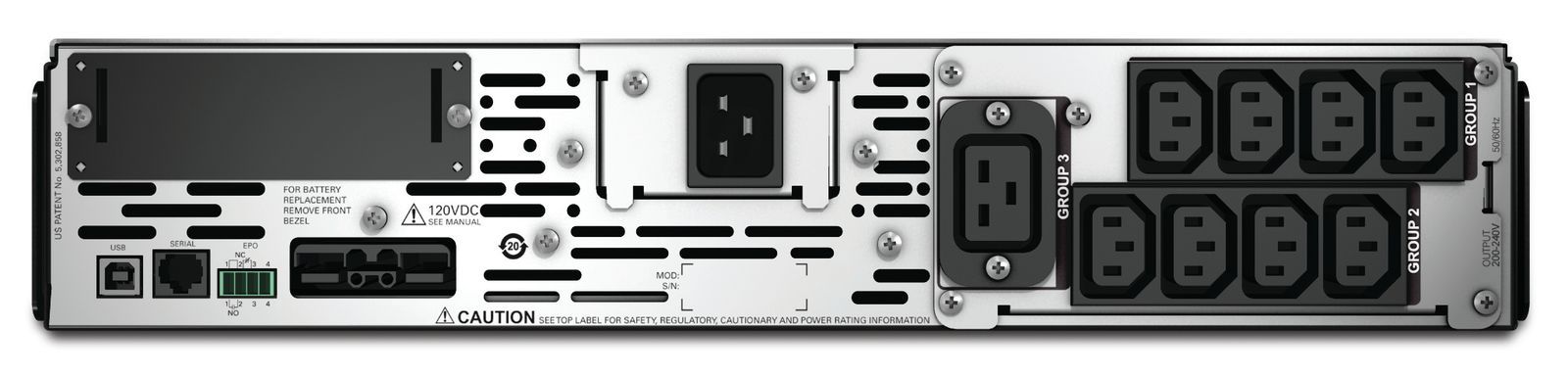 APC Smart-UPS gruppo di continuità (UPS) A linea interattiva 3 kVA 2700 W 9 presa(e) AC [SMX3000RMHV2U]