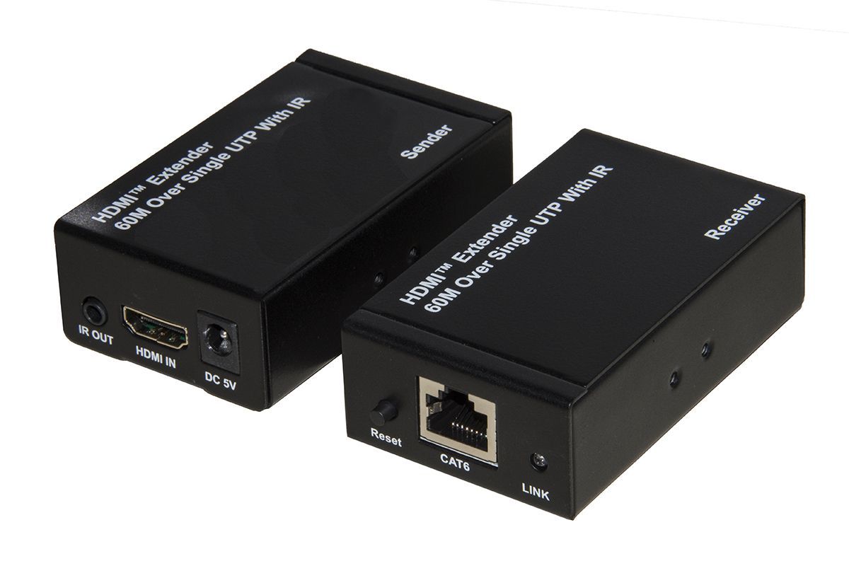 Link Accessori LKEXT16 moltiplicatore AV Trasmettitore e ricevitore AV Nero [LKEXT16]