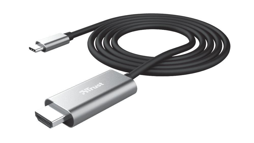 Trust Calyx adattatore grafico USB Nero, Metallico [23332]
