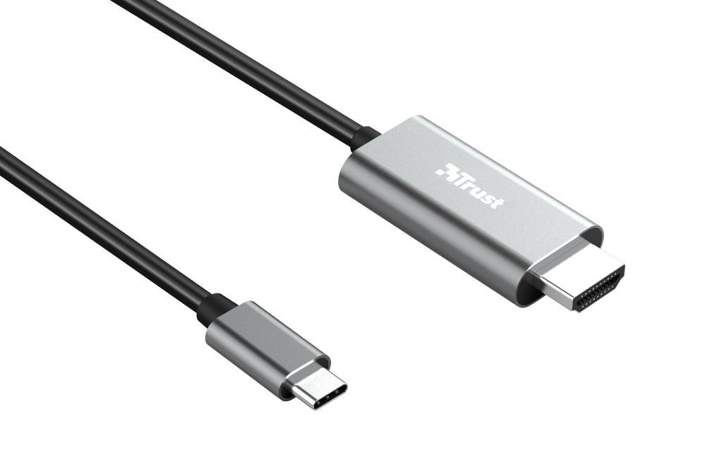 Trust Calyx adattatore grafico USB Nero, Metallico [23332]