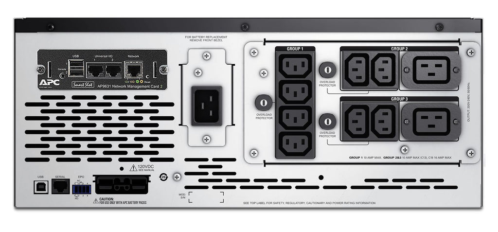 APC Smart-UPS gruppo di continuità (UPS) A linea interattiva 3 kVA 2700 W 10 presa(e) AC [SMX3000HVNC]