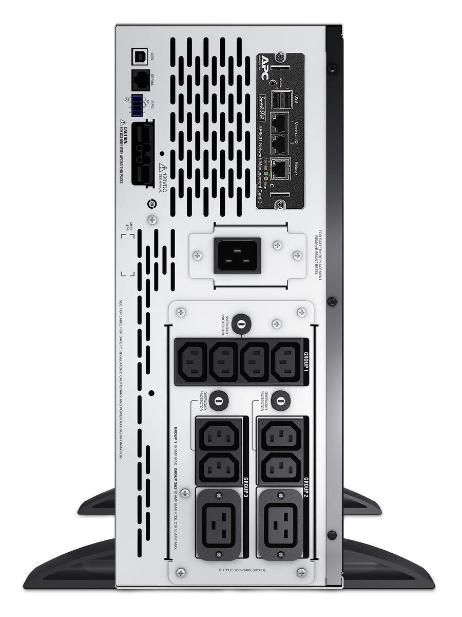 APC Smart-UPS gruppo di continuità (UPS) A linea interattiva 3 kVA 2700 W 10 presa(e) AC [SMX3000HVNC]