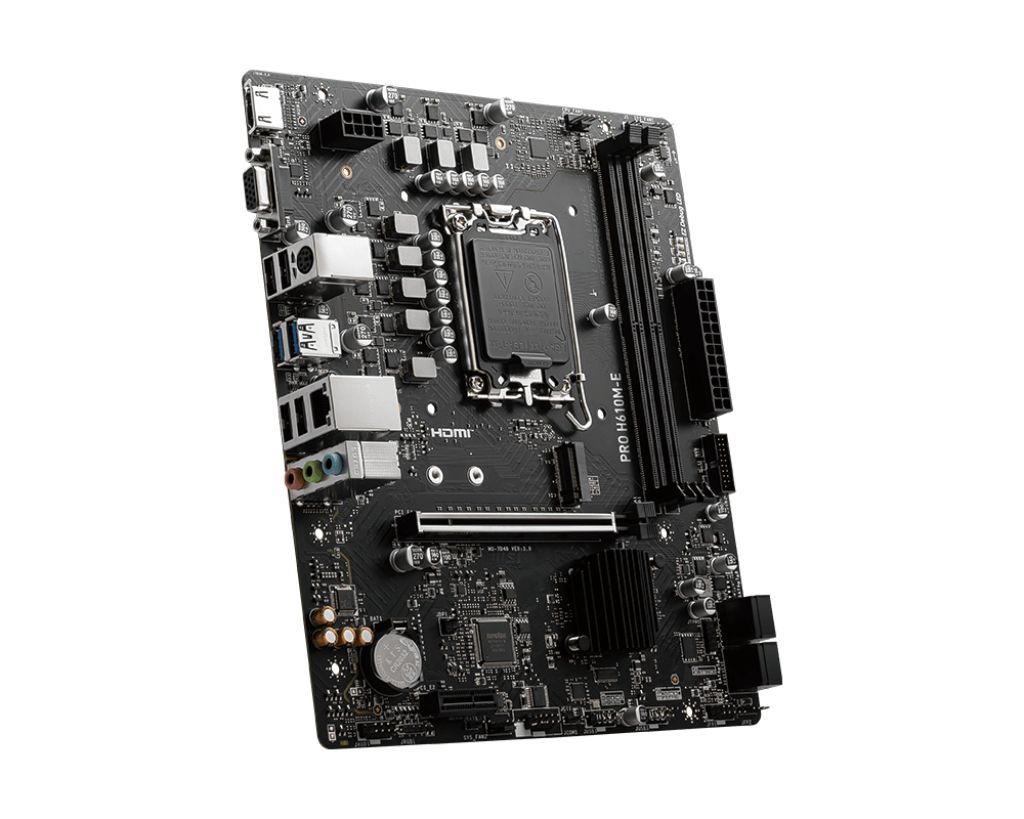 MSI PRO H610M-E scheda madre Intel H610 LGA 1700 micro ATX [PROH610M-E]