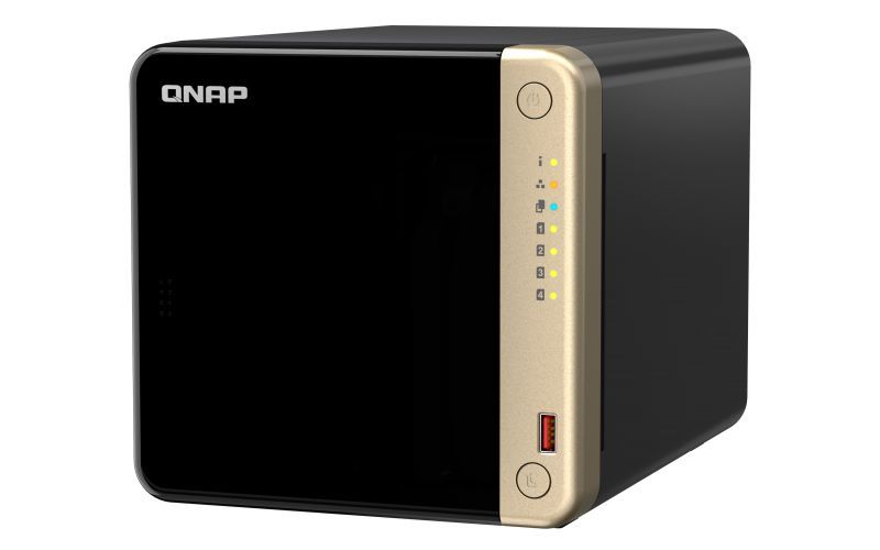 QNAP TS-464 NAS Tower Intel Celeron N5095 8 GB DDR4 QNAP QTS Nero [TS-464-8G]