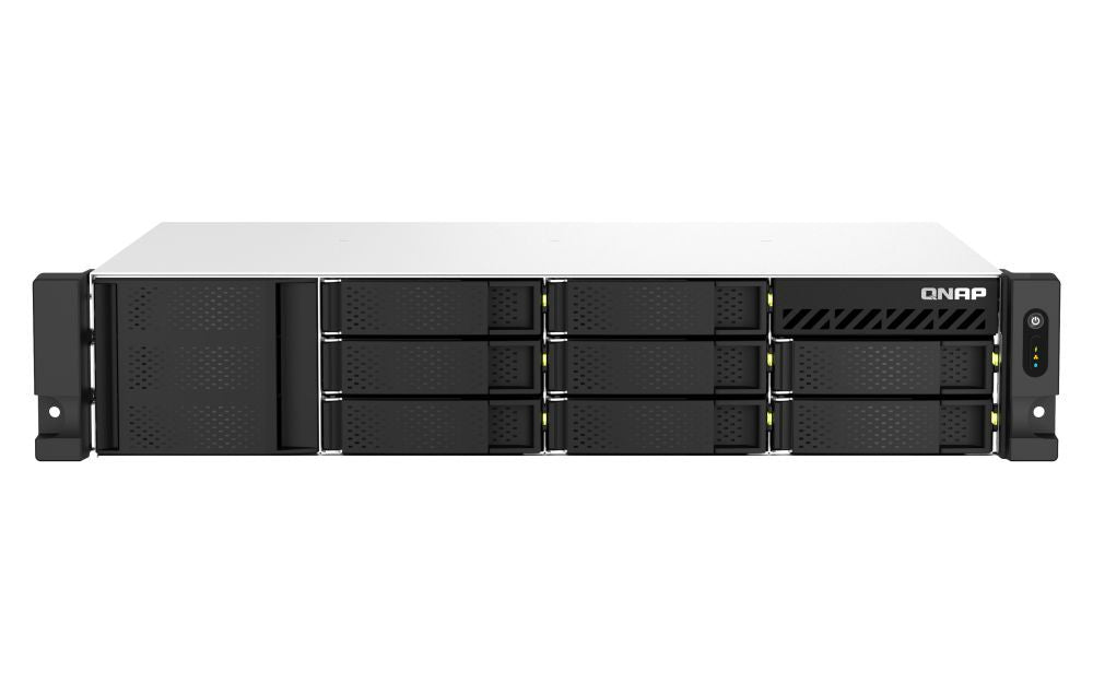 QNAP TS-864EU-8G server NAS e di archiviazione Armadio (2U) Collegamento ethernet LAN Nero [TS-864EU-8G]