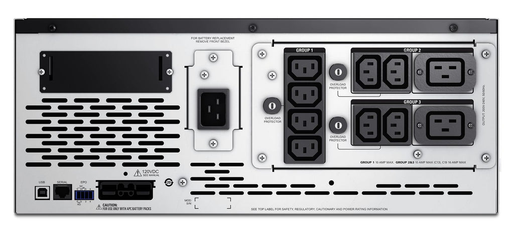 APC Smart-UPS X 2200VA gruppo di continuità (UPS) A linea interattiva 2,2 kVA 1980 W 10 presa(e) AC [SMX2200HVNC]