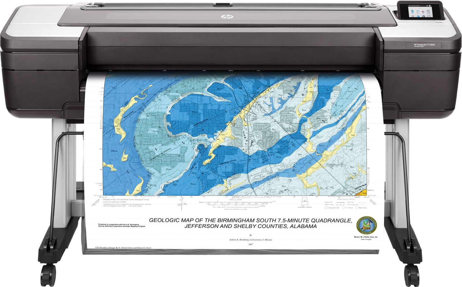 HP Designjet Stampante T1700dr PostScript da 44" [1VD88A#B19]