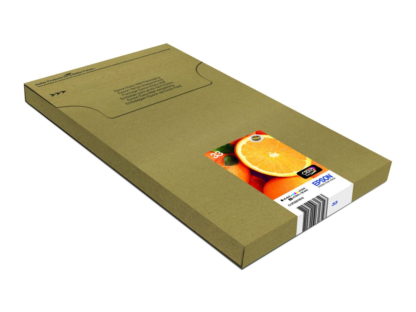 Epson Oranges Multipack 5-colours 33 Claria Premium Ink EasyMail Pack [C13T33374510]