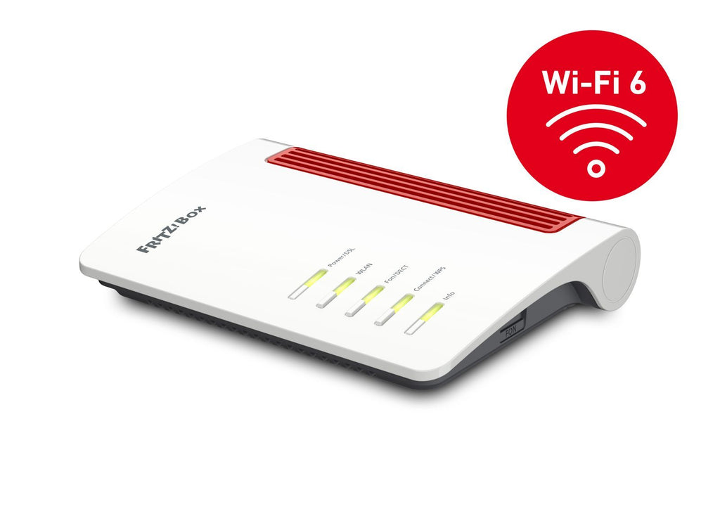 FRITZ!Box 7530 AX router wireless Gigabit Ethernet Dual-band (2.4 GHz/5 GHz) Bianco [20002944]
