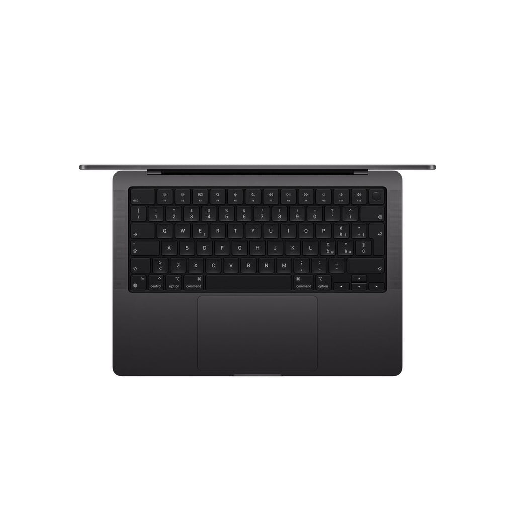 Apple MacBook Pro 14": Chip M4 con cpu 10 core e gpu 10 core, 512GB SSD - Nero siderale [MW2U3T/A]
