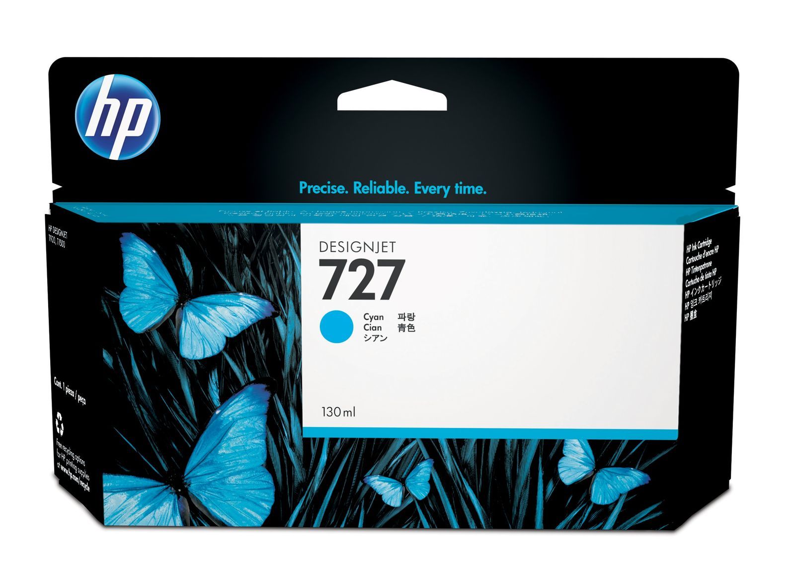 HP Cartuccia inchiostro ciano DesignJet 727 da 130 ml [B3P19A]