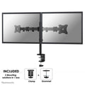 Neomounts NM-D135DBLACK Braccio per monitor 10-27" [NM-D135DBLACK]