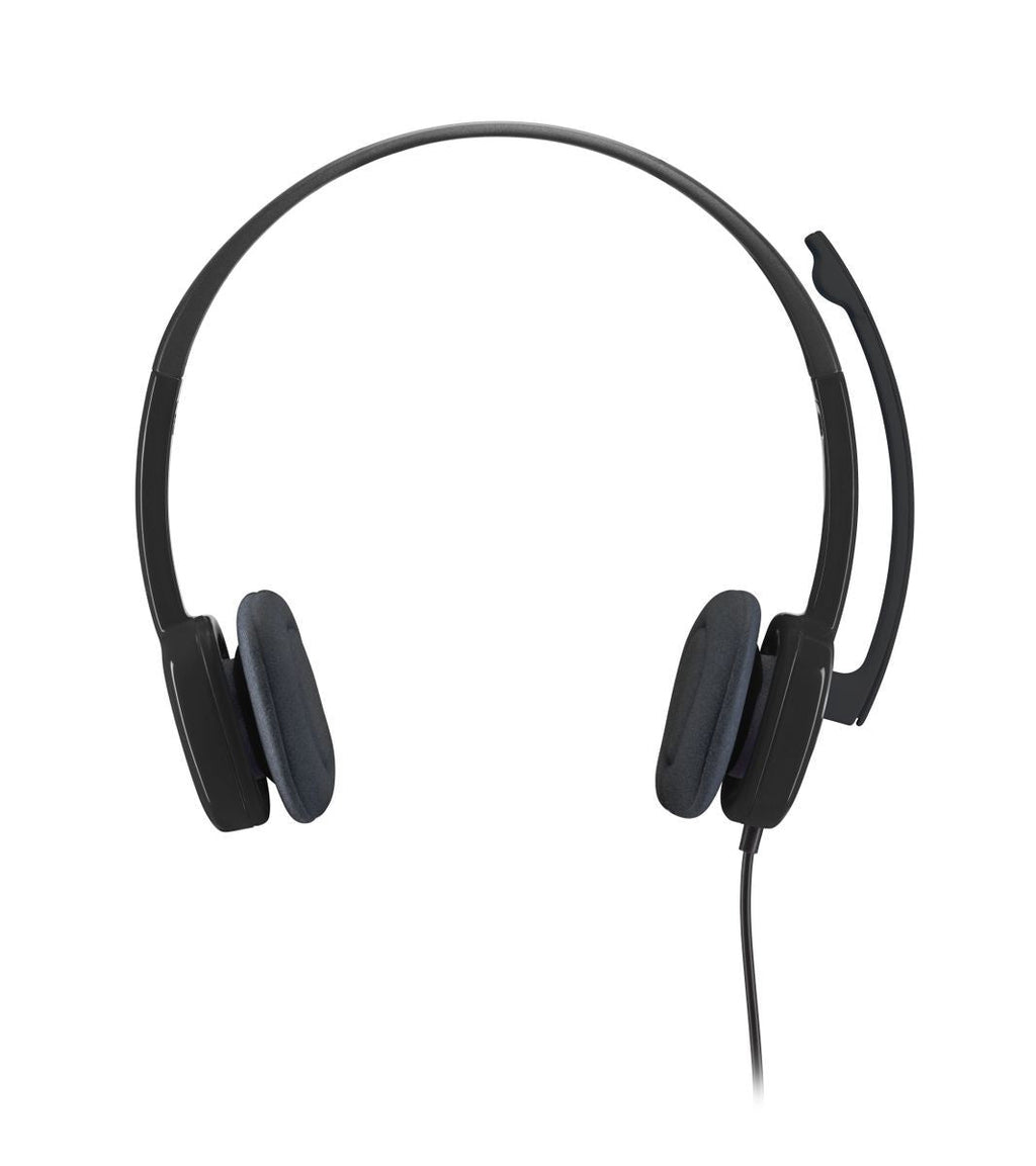 Logitech 981-000589 cuffia e auricolare Cablato A Padiglione Ufficio Nero [981-000589]