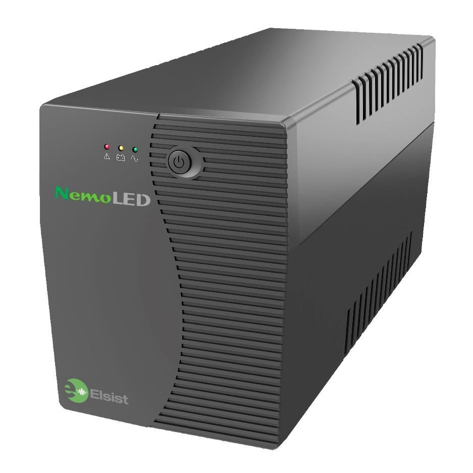 Elsist NemoLED 80 gruppo di continuità (UPS) A linea interattiva 0,8 kVA 360 W 2 presa(e) AC [EL-NEMOLED80]