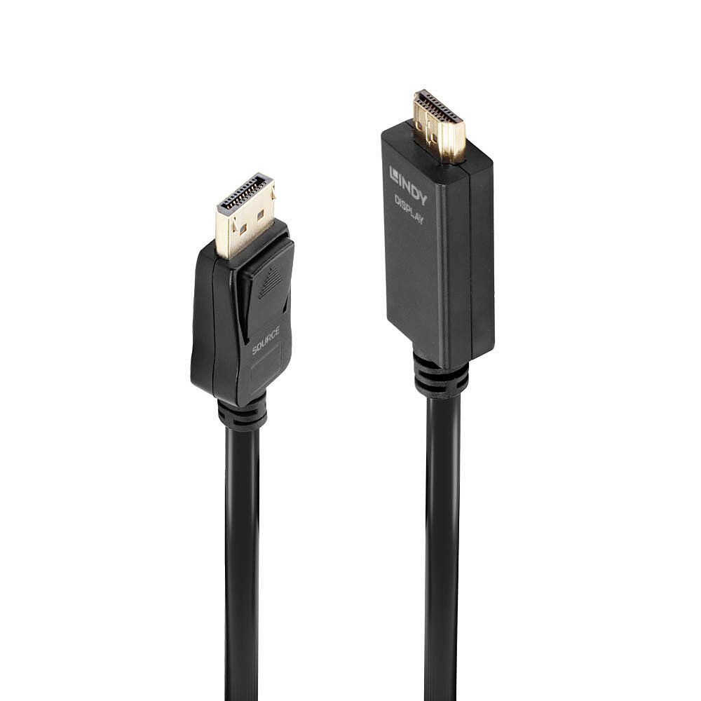 Lindy 36921 cavo e adattatore video 1 m DisplayPort HDMI tipo A (Standard) Nero [LINDY36921]