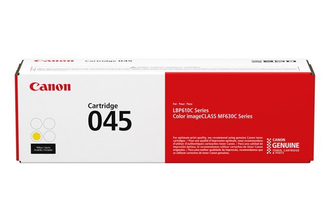 Canon 045 cartuccia toner 1 pz Originale Giallo [1239C002]