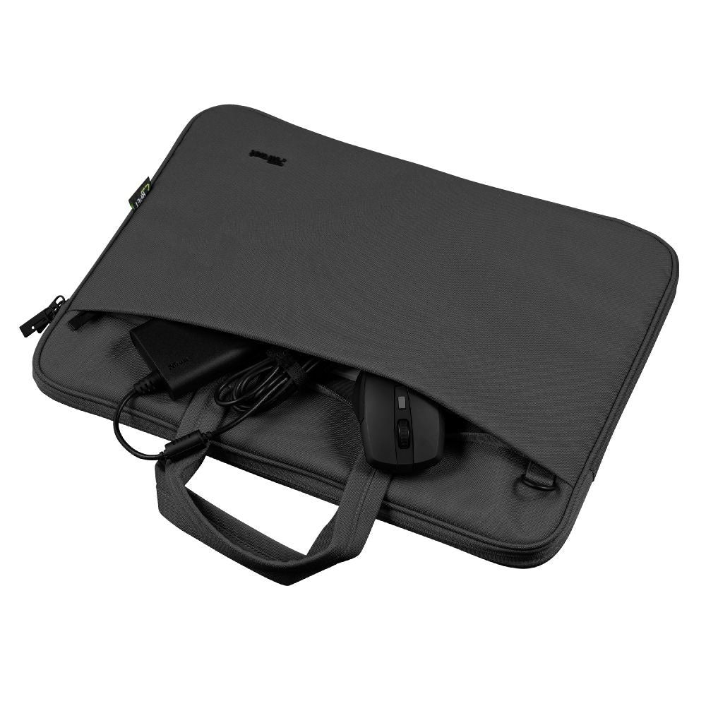 Trust Bologna 40,6 cm (16") Borsa con caricamento dall'alto Nero [24447]