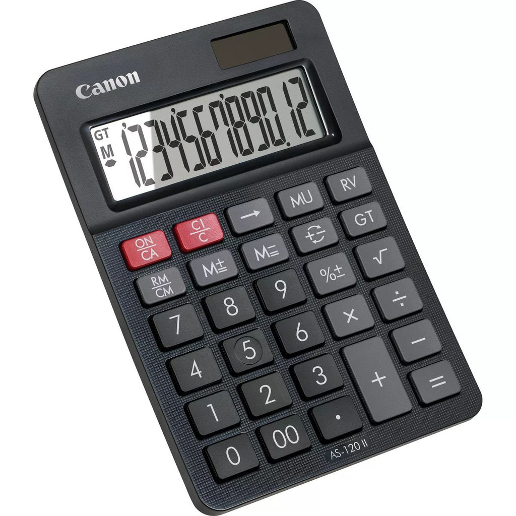 Canon AS-120 II calcolatrice Desktop Calcolatrice con display Nero [4722C002]