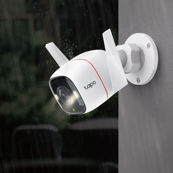 TP-Link Tapo C320WS Pallottola (forma) Telecamera di sicurezza IP Interno e esterno 2160 x 1440 Pixel Parete [TAPOC320WS]