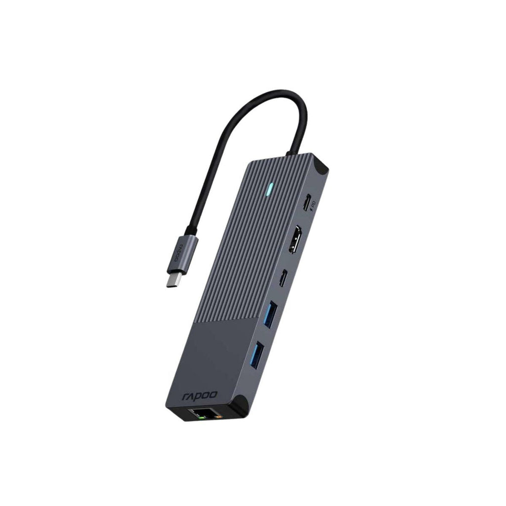 Rapoo UCM-2002 scheda di interfaccia e adattatore HDMI, RJ-45, USB 3.2 Gen 1 (3.1 Gen 1), USB tipo-C [11410]
