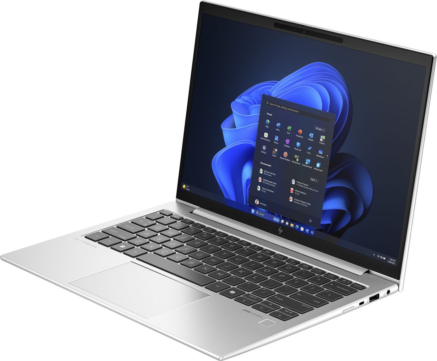 HP EliteBook 830 G11 Intel Core Ultra 7 155U Computer portatile 33,8 cm (13.3") WUXGA 16 GB LPDDR5x-SDRAM 1 TB SSD Wi-Fi 6E (802.11ax) Windows 11 Pro Argento [970Q0ET#ABZ]