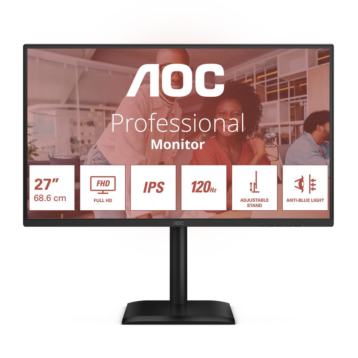 27 16:9 IPS 1920x1080 120Hz vga hdmi dp usb [27E4U]