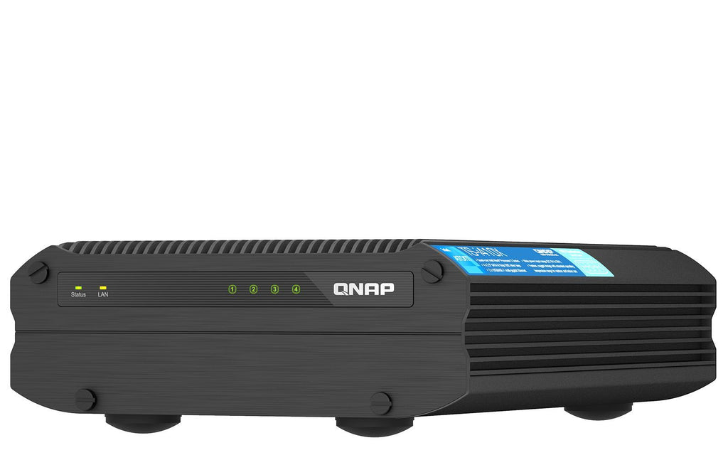QNAP TS-I410X NAS Tower Collegamento ethernet LAN Nero x6425E [TS-I410X-8G]