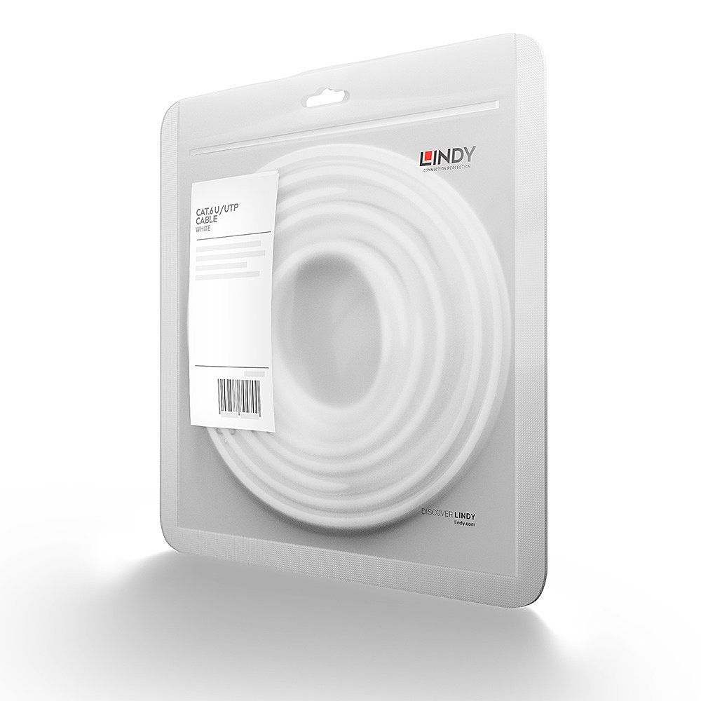 Lindy 48095 cavo di rete Bianco 5 m Cat6 U/UTP (UTP) [LINDY48095]