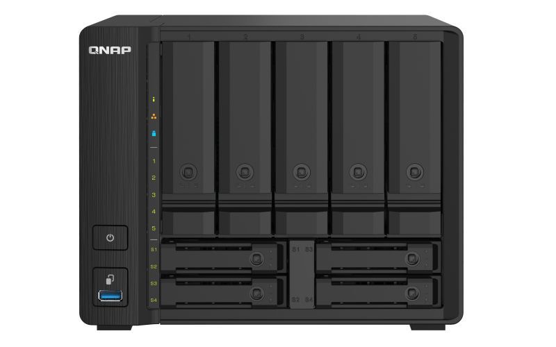 QNAP TS-932PX NAS Tower Collegamento ethernet LAN Nero Alpine AL-324 [TS-932PX-4G]