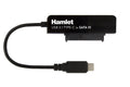 Hamlet Adattatore USB 3.1 Type-C to SATA III per collegare hard disk o unità SSD con Serial ATA [XADTC-SATA]