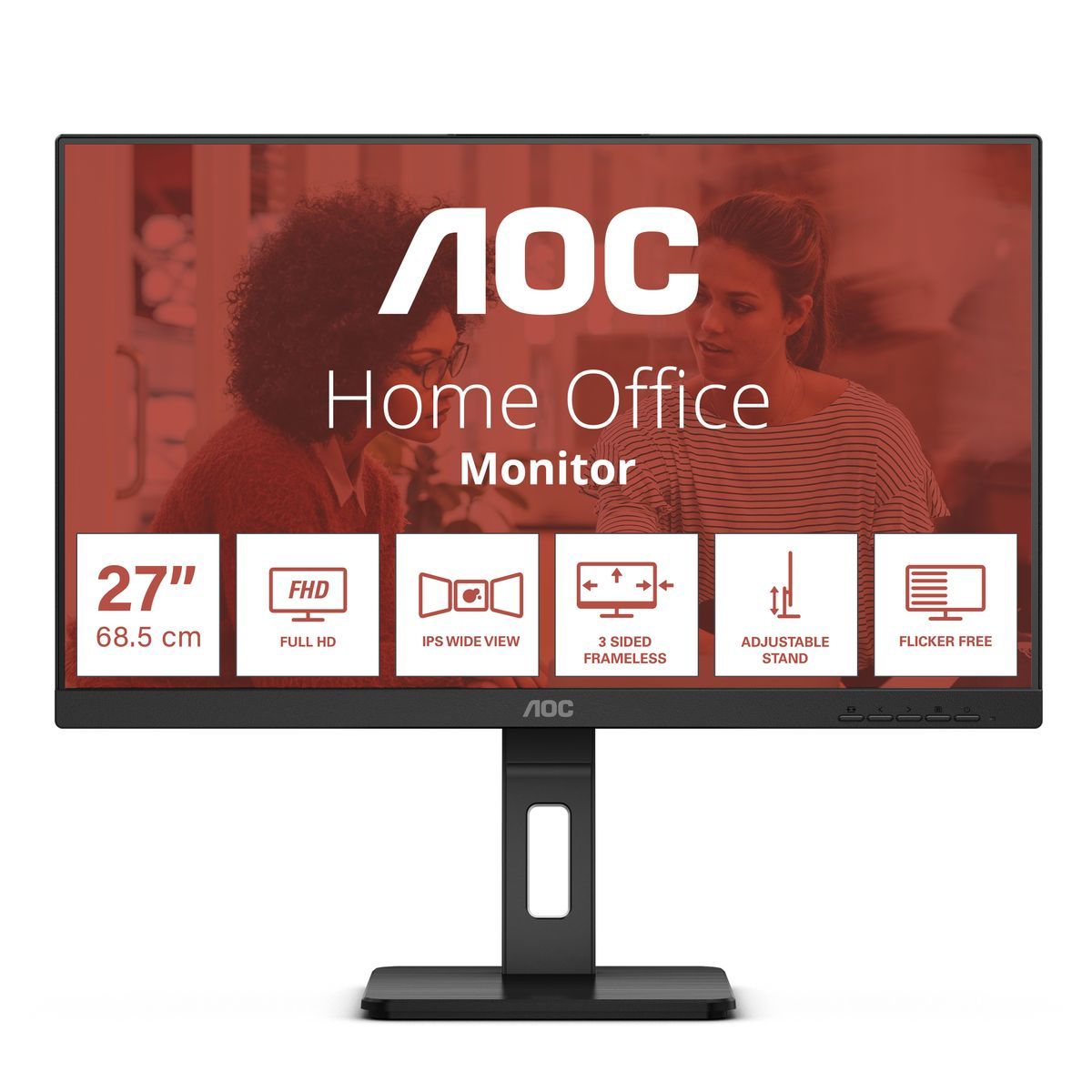 AOC E3 27E3QAF LED display 68,6 cm (27") 1920 x 1080 Pixel Full HD Nero [27E3QAF]
