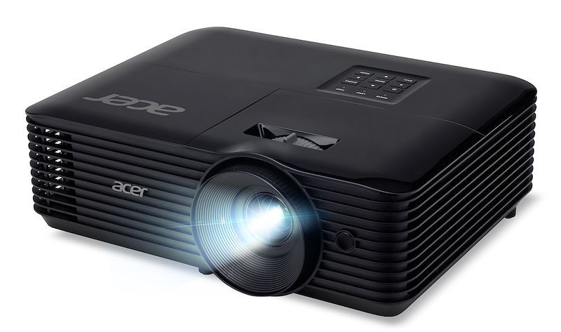 Acer X129H videoproiettore Proiettore a raggio standard 4800 ANSI lumen DLP XGA (1024x768) Compatibilità 3D Nero [MR.JTH11.00Q]