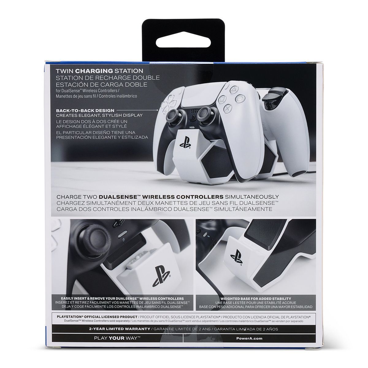 STAZIONE DI RICARICA DOPPIA PER CONTROLLER PS5 [1522855-02]