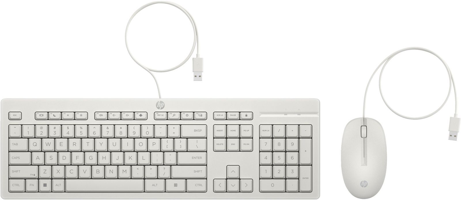 HP 225 WIRED MOUSE AND KB WHITE [86J24AA#ABZ]