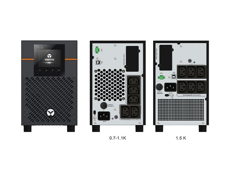 Vertiv Liebert EDGE-1500IMT gruppo di continuità (UPS) A linea interattiva 1,5 kVA 1350 W 5 presa(e) AC [EDGE-1500IMT]