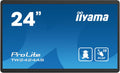 iiyama TW2424AS-B1 visualizzatore di messaggi Pannello piatto per segnaletica digitale 60,5 cm (23.8") Wi-Fi 250 cd/m 4K Ultra HD Nero Touch screen Processore integrato Android 24/7 [TW2424AS-B1]