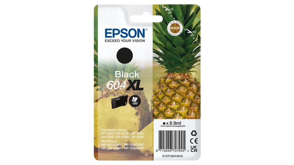 Epson 604XL cartuccia d'inchiostro 1 pz Originale Resa elevata (XL) Nero [C13T10H14010]