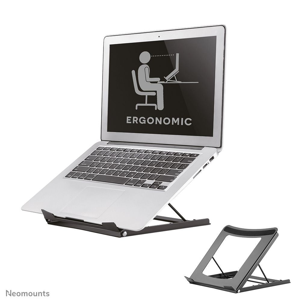 Neomounts NSLS075BLACK Supporto per laptop 10-16" - pieghevole - compatto - universale [NSLS075BLACK]