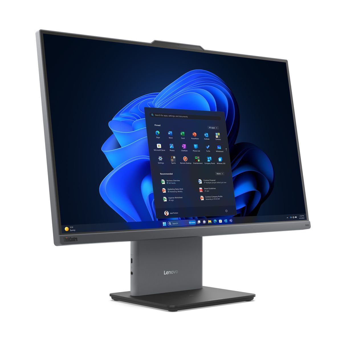 Lenovo ThinkCentre neo 50a Intel Core i5 i5-13420H 68,6 cm (27") 1920 x 1080 Pixel PC All-in-one 16 GB DDR5-SDRAM 512 GB SSD Windows 11 Pro Wi-Fi 6 (802.11ax) Grigio [12SB000FIX]