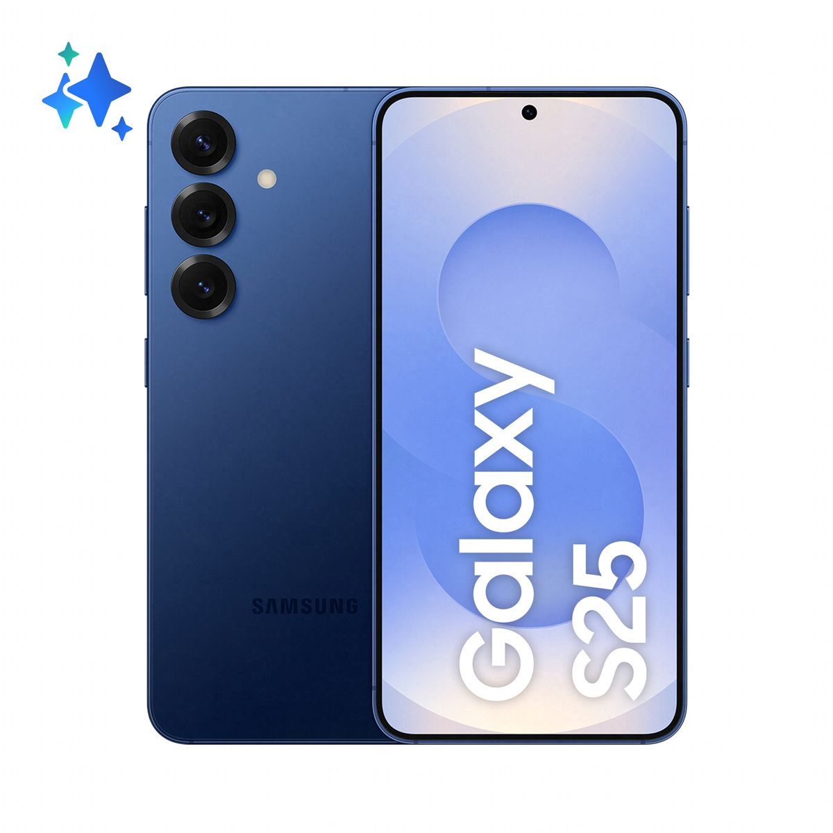 Samsung Galaxy S25 Smartphone AI, Display 6.2'' FHD+ Dynamic AMOLED 2X, Fotocamera 50MP, RAM 12GB, 256GB, 4.000 mAh, Navy [SM-S931BDBGEUE]