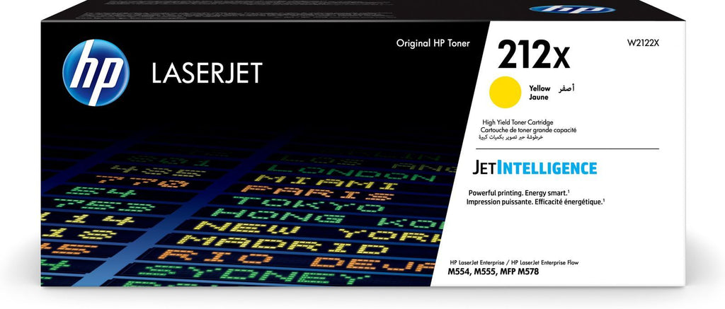 HP Cartuccia toner giallo originale LaserJet 212X ad alta capacità [W2122X]