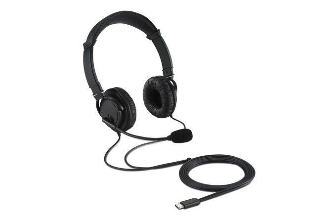 Kensington Cuffie USB-C ad alta fedeltà con microfono [K97457WW]