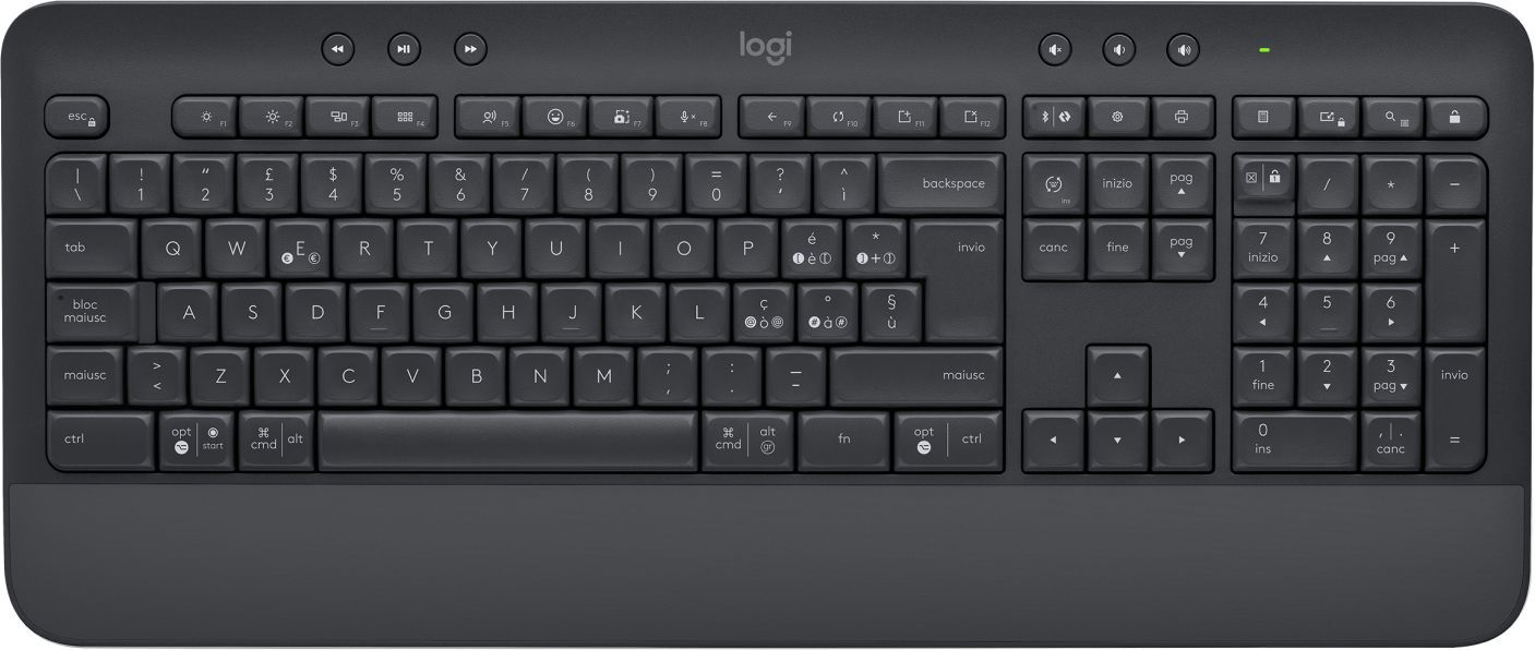 Logitech 920-010915 tastiera Ufficio Bluetooth QWERTY Italiano Grafite [920-010915]