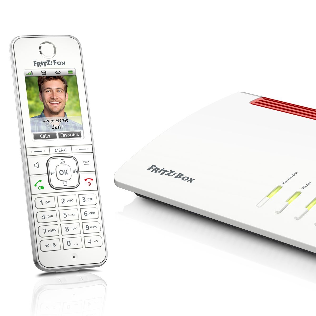 FRITZ!Fon C6 International Telefono DECT Identificatore di chiamata Bianco [20002875]